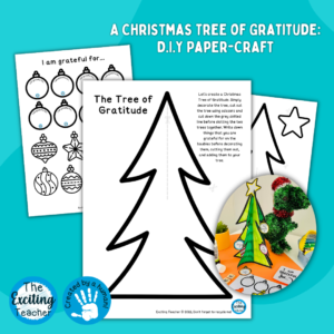 ET-170-EP A Christmas Tree of Gratitude D.I.Y Paper-Craft by Exciting Teacher
