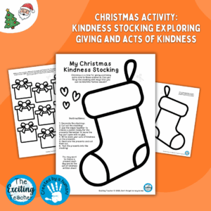Christmas Kindness Stocking Children by Exciting Teacher