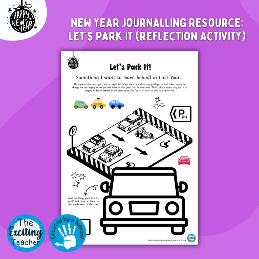 Let's Park It Leaving Things Behind New Year Activity by Exciting Teacher 2026