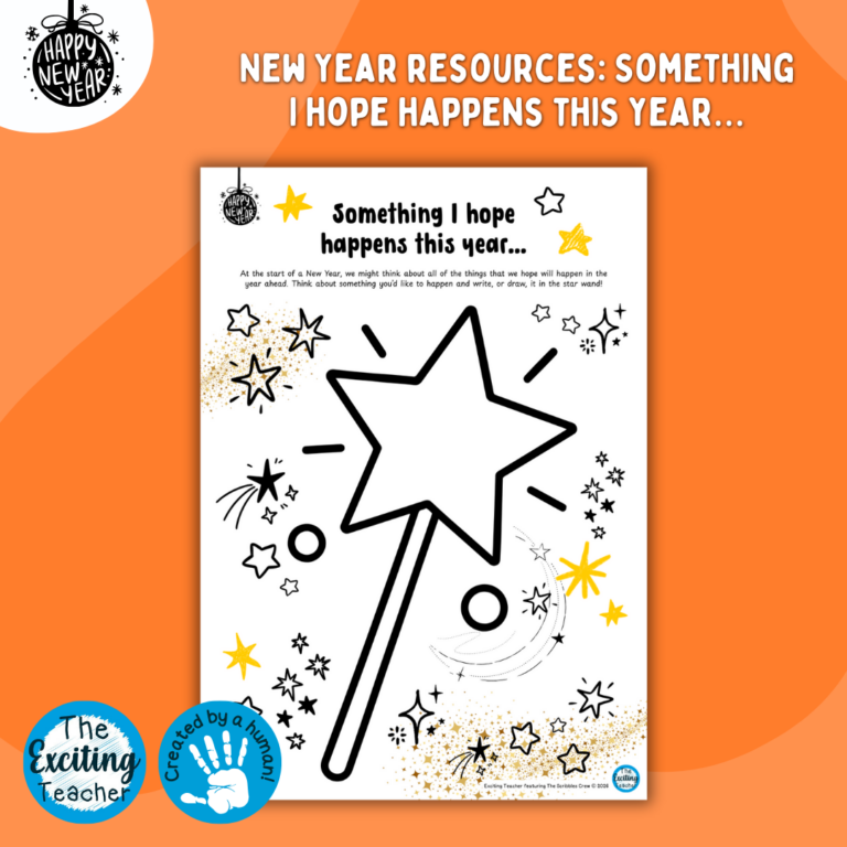 Something I Hope Happens This Year Journalling Activity by Exciting Teacher 2026