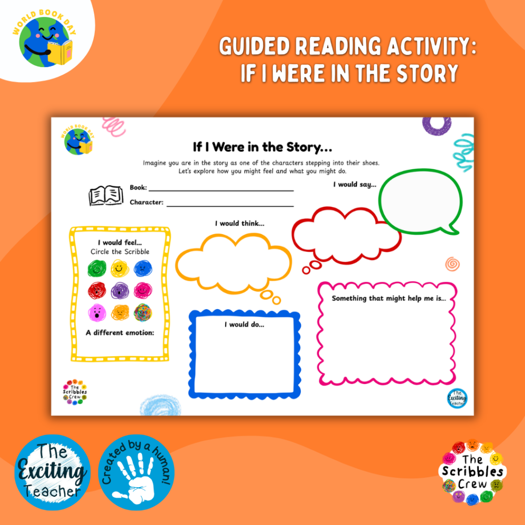 If I Were in the Story The Scribbles Crew Celebrating World Book Day Activity by Exciting Teacher 2026