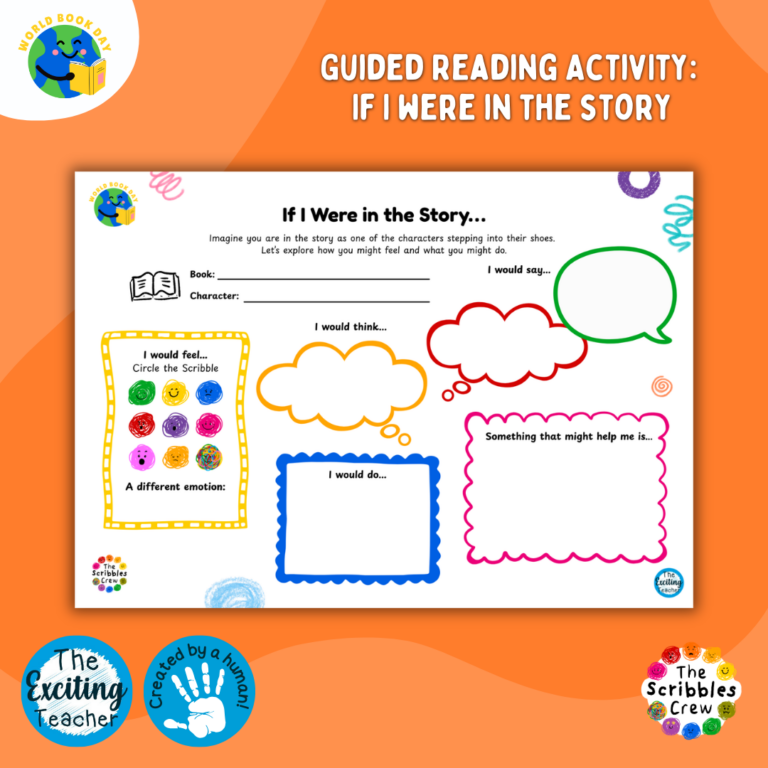 If I Were in the Story The Scribbles Crew Celebrating World Book Day Activity by Exciting Teacher 2026