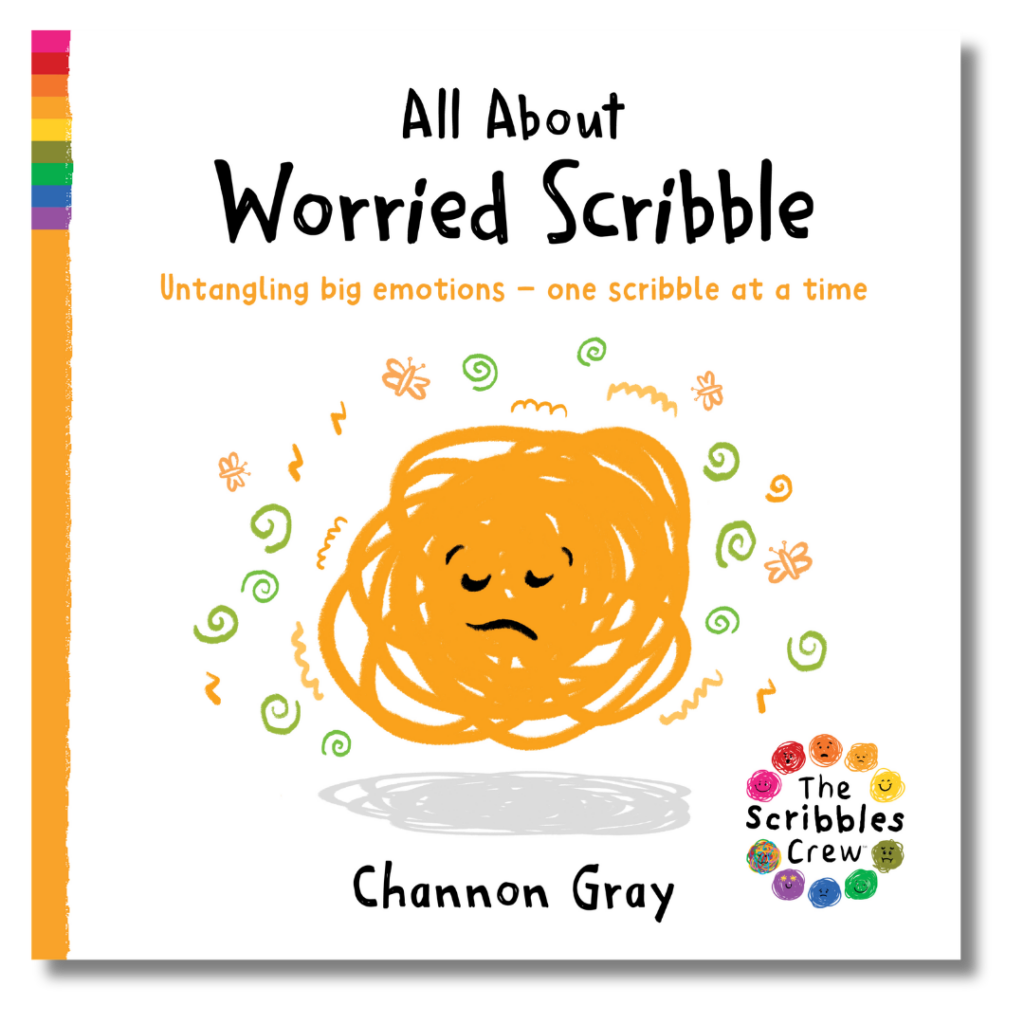 Worried Scribble All About The Scribbles Crew Children Picture Books by Channon Gray Exciting Teacher