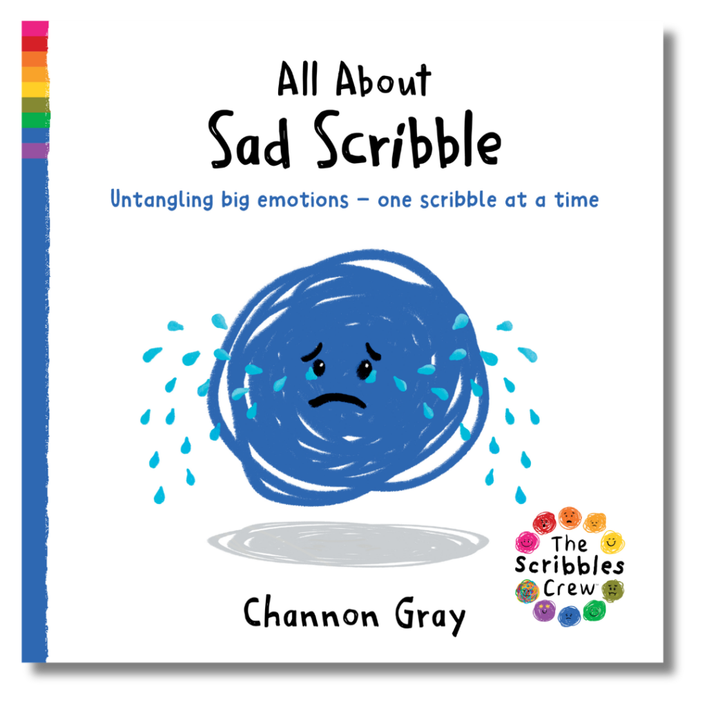 Sad Scribble All About The Scribbles Crew Children Picture Books by Channon Gray Exciting Teacher 4