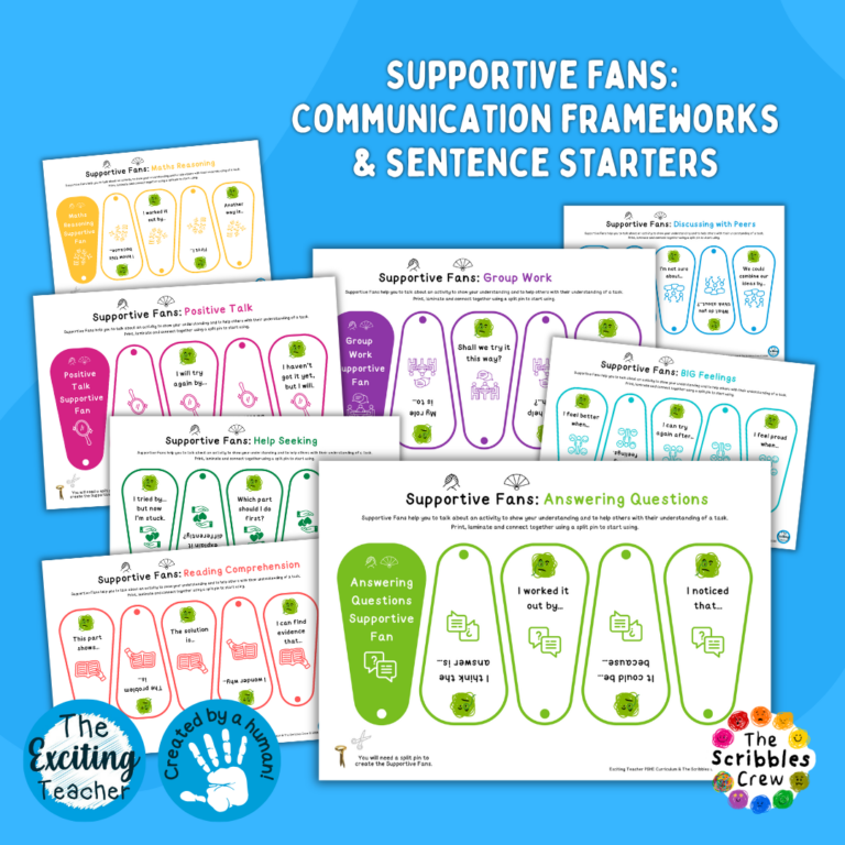 Supportive Fans for Children by Exciting Teacher 2026 part of The Open Door Approach to Inclusive Classrooms Resource Pack