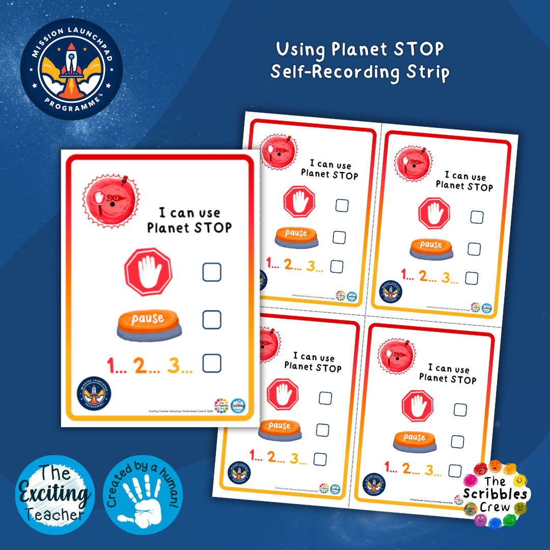 Planet STOP: I Can Use Planet STOP Self-Recording Pocket Desk Cards for ...