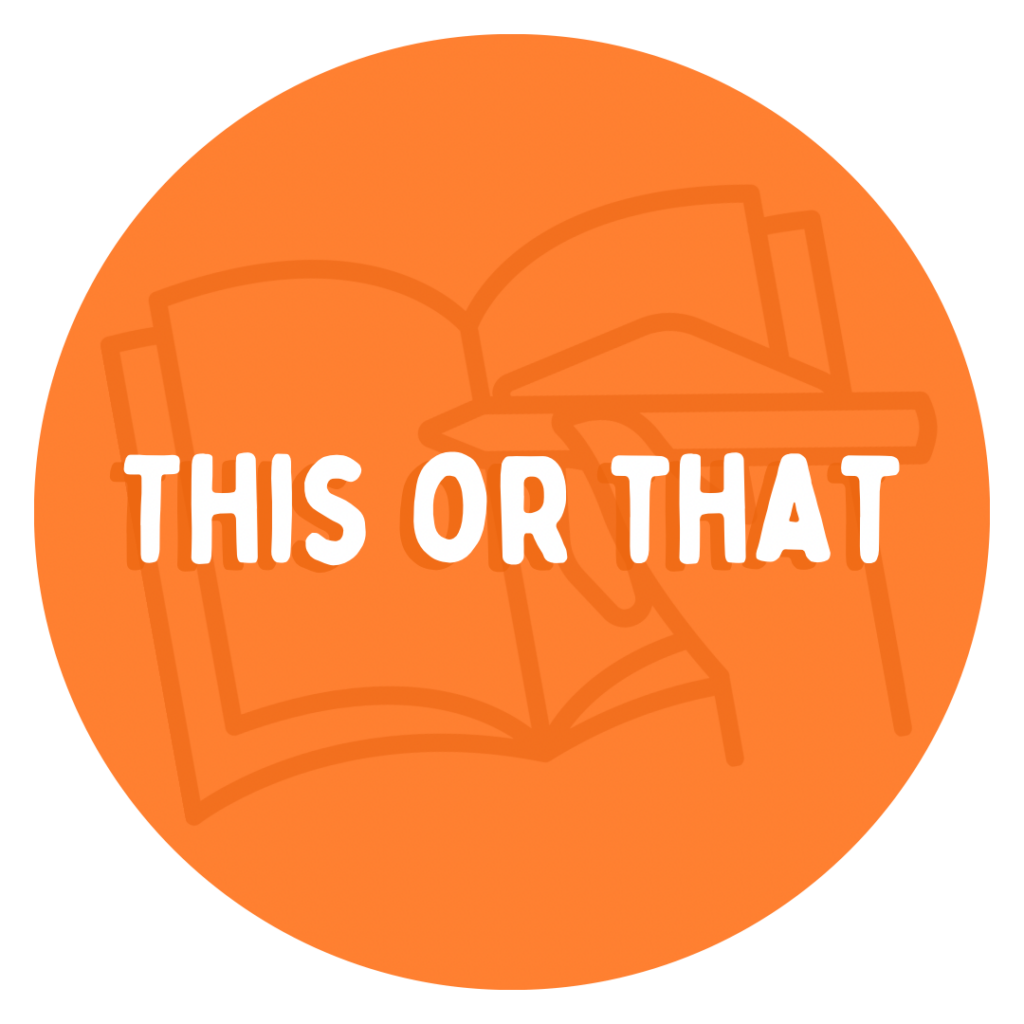 The Journal Corner: Daily Journalling Prompts by Exciting Teacher and The Scribbles Crew This or That Button