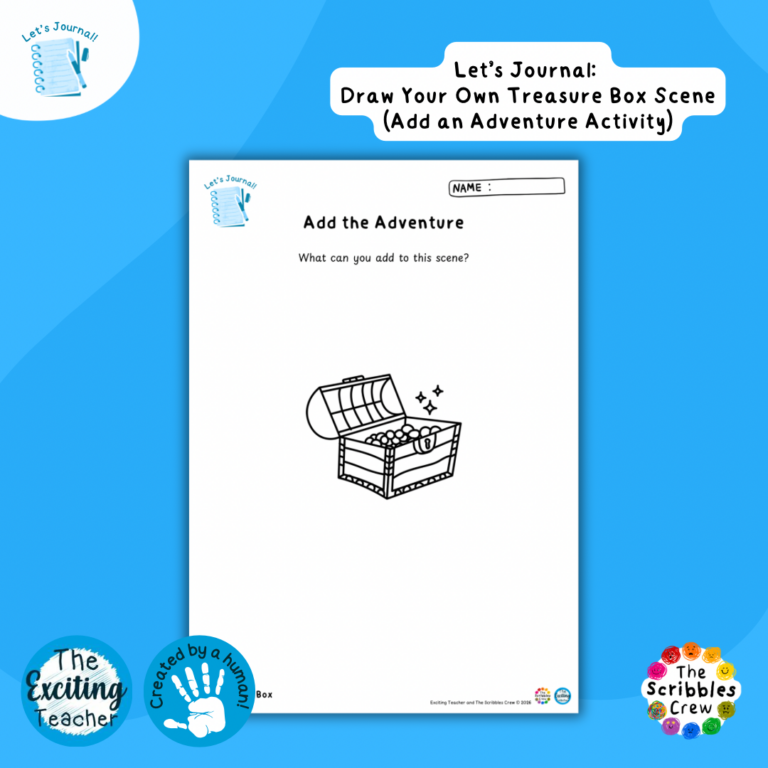 Treasure Box Add the Adventure Journalling Resources by Exciting Teacher and The Scribbles Crew 2026
