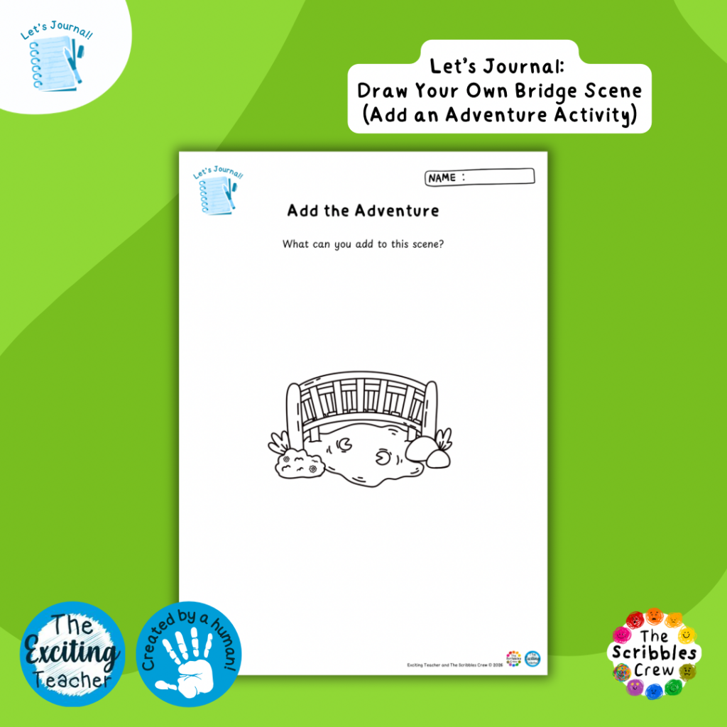 Bridge Add the Adventure Journalling Resources by Exciting Teacher and The Scribbles Crew 2026